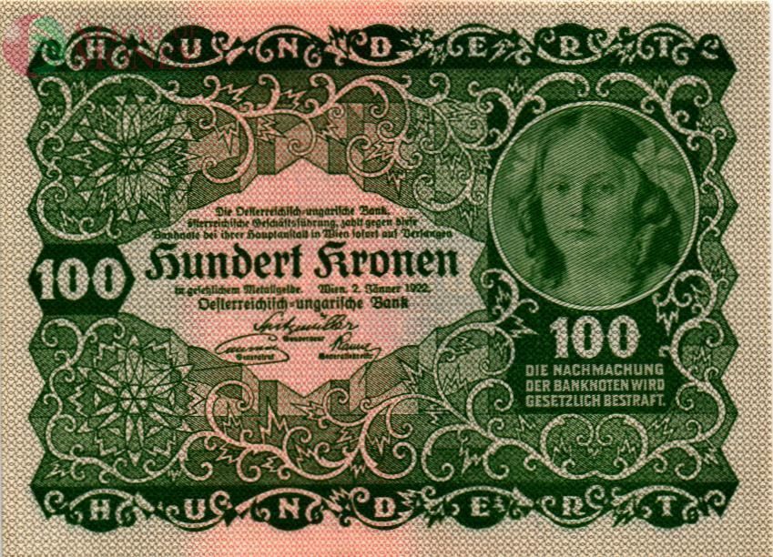 АВСТРИЯ 100 КРОН 1