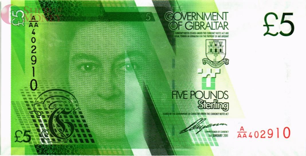 ГИБРАЛТАР 5 ФУНТОВ (-AA-) 1