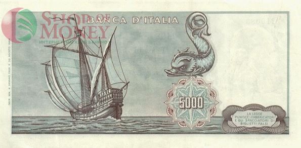 ИТАЛИЯ 5000 ЛИР 2