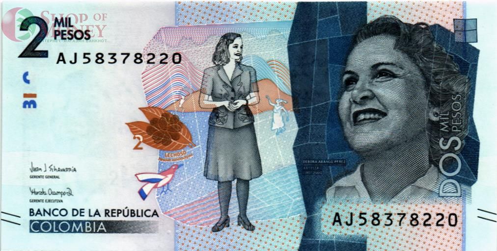 КОЛУМБИЯ 2000 ПЕСО 1