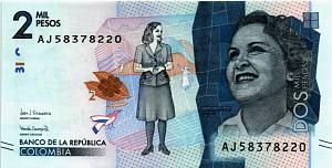 КОЛУМБИЯ 2000 ПЕСО 1