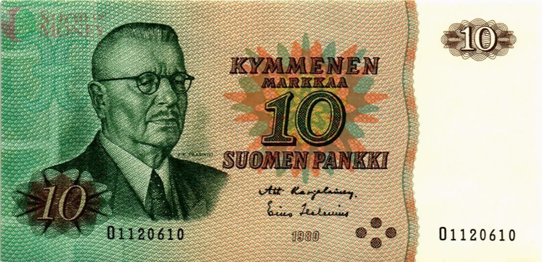 ФИНЛЯНДИЯ 10 МАРОК 1