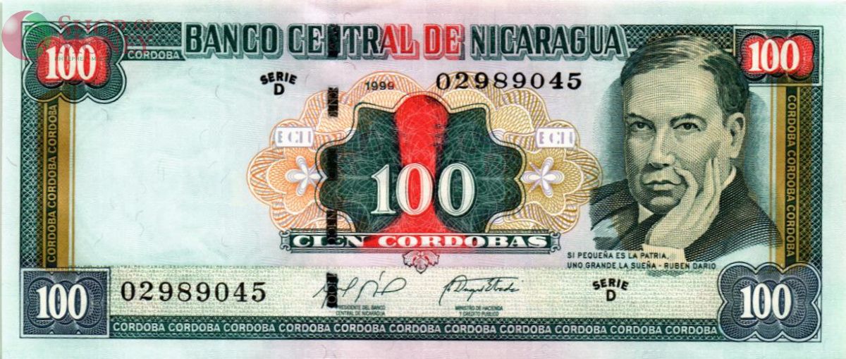 НИКАРАГУА 100 КОРДОБА 1