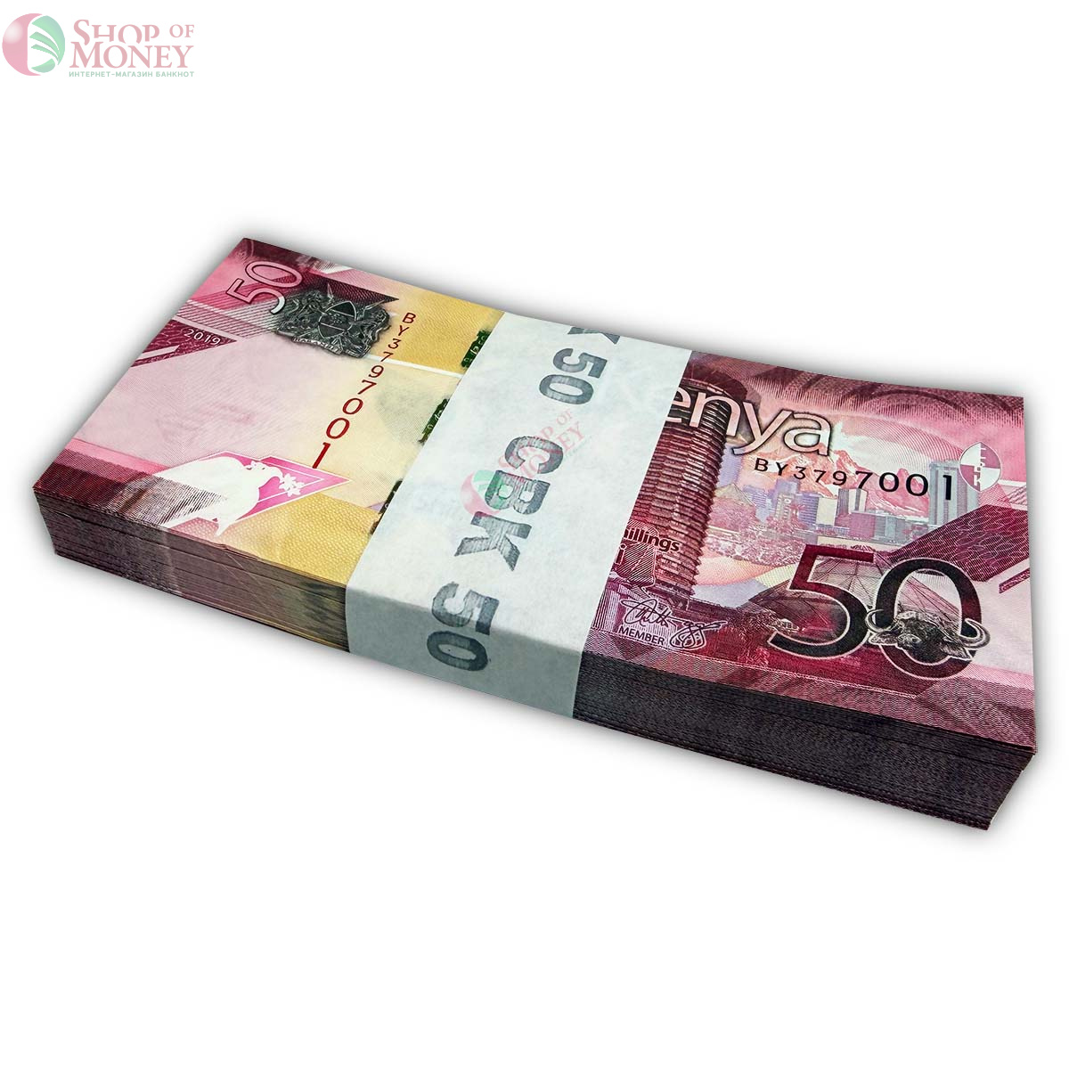 КЕНИЯ 50 ШИЛЛИНГОВ (100 БАНКНОТ) 1