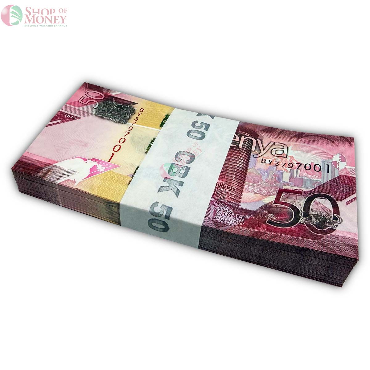 КЕНИЯ 50 ШИЛЛИНГОВ (100 БАНКНОТ) 1