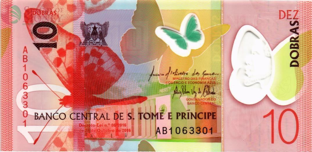 САН-ТОМЕ И ПРИНСИПИ 10 ДОБР (ПОЛИМЕР) 1