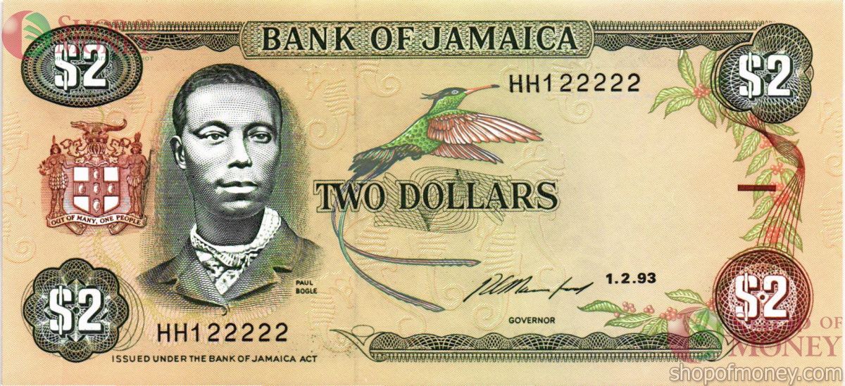 ЯМАЙКА 2 ДОЛЛАРА (#HH 122222) 1