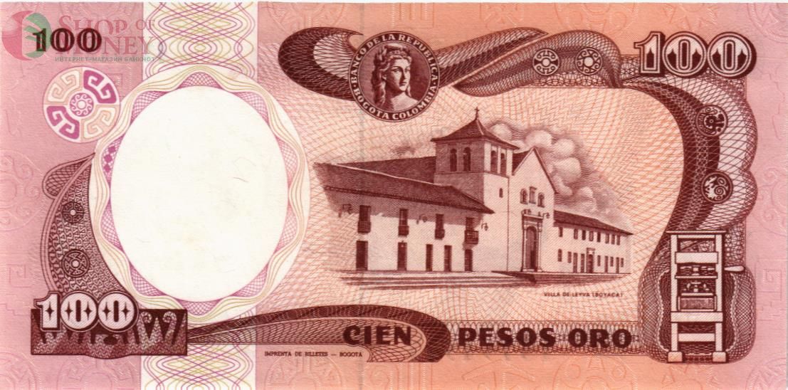КОЛУМБИЯ 100 ПЕСО (07.08.1989) 2