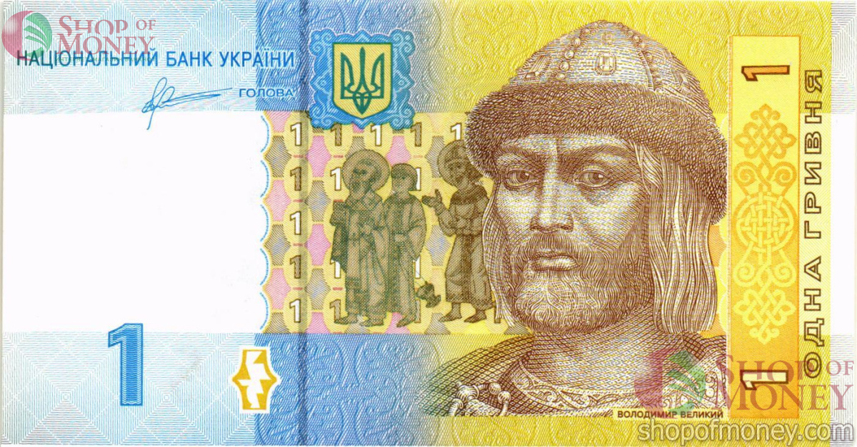 УКРАИНА 1 ГРИВНА (-РЖ-ПРЕФИКС) 1