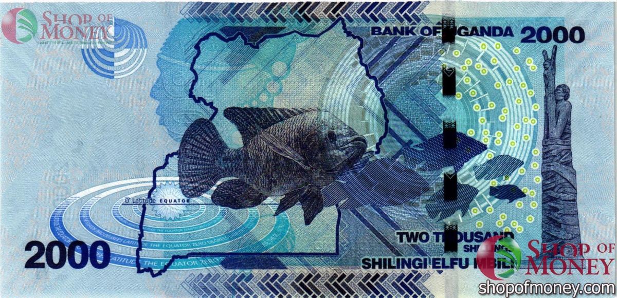 УГАНДА 2000 ШИЛЛИНГОВ 2