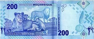 МОЗАМБИК 200 МЕТИКАЛЬ 2