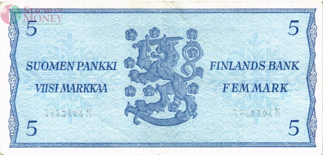 ФИНЛЯНДИЯ 5 МАРОК (Litt. B) 2