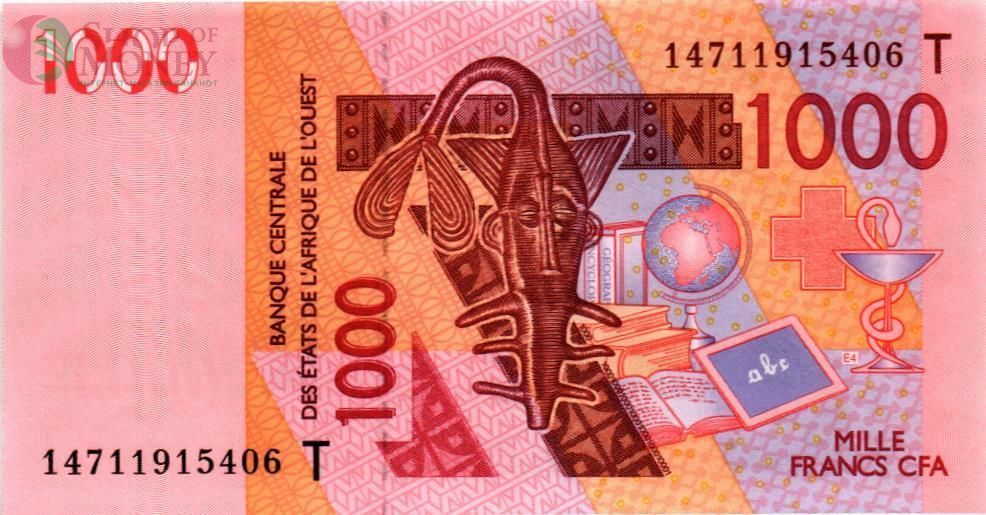 WAS - ТОГО 1000 ФРАНКОВ (T) 1