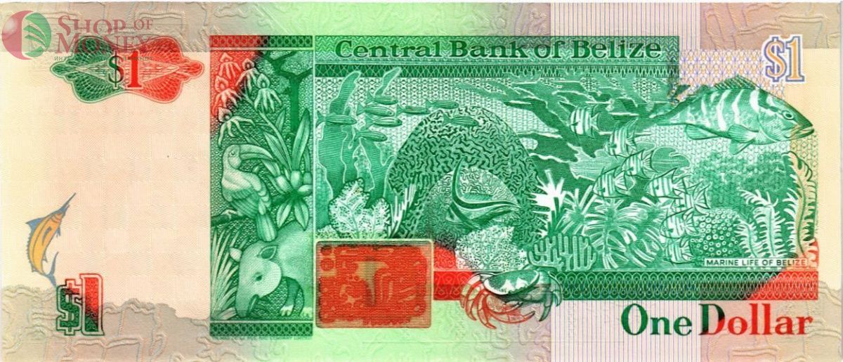 БЕЛИЗ 1 ДОЛЛАР 2