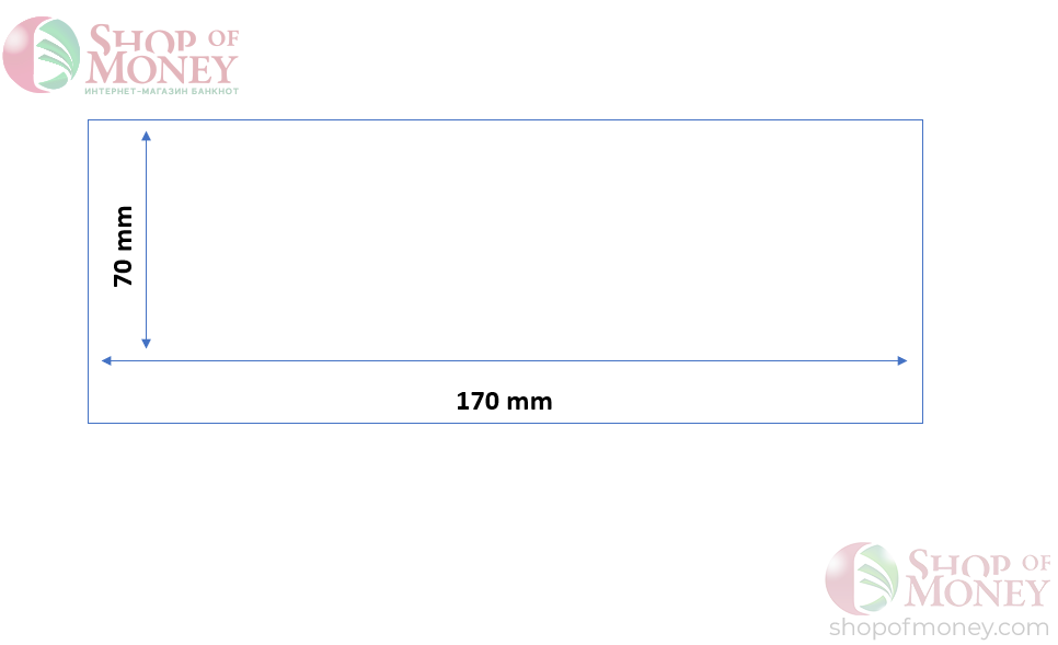 ХОЛДЕР ДЛЯ БАНКНОТ № 5 (70 mm x 170 mm) - 50 шт 3