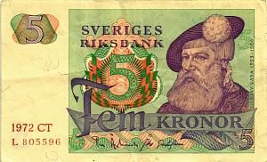 ШВЕЦИЯ 5 КРОН 1