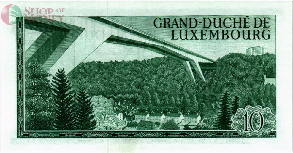ЛЮКСЕМБУРГ 10 ФРАНКОВ 2