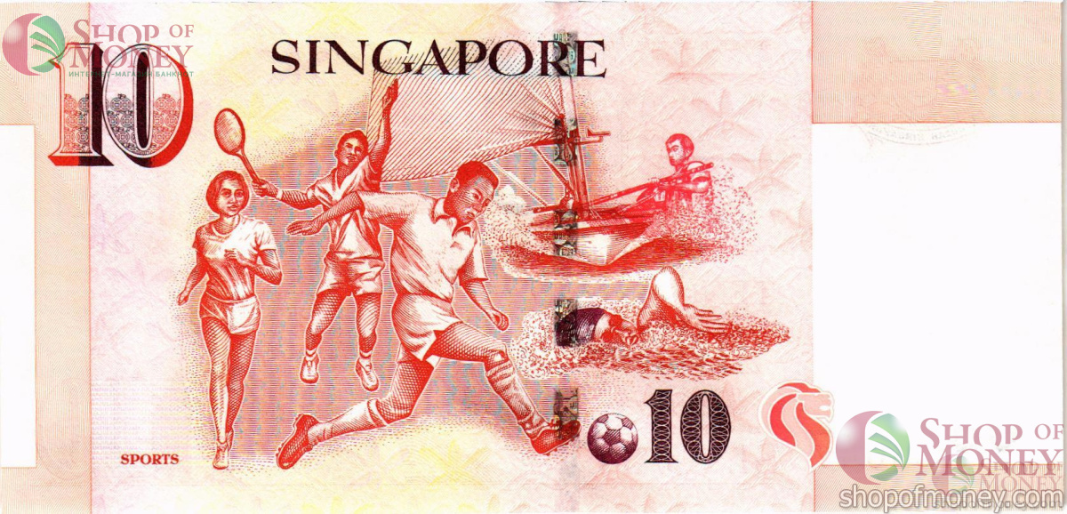 СИНГАПУР 10 ДОЛЛАРОВ 2