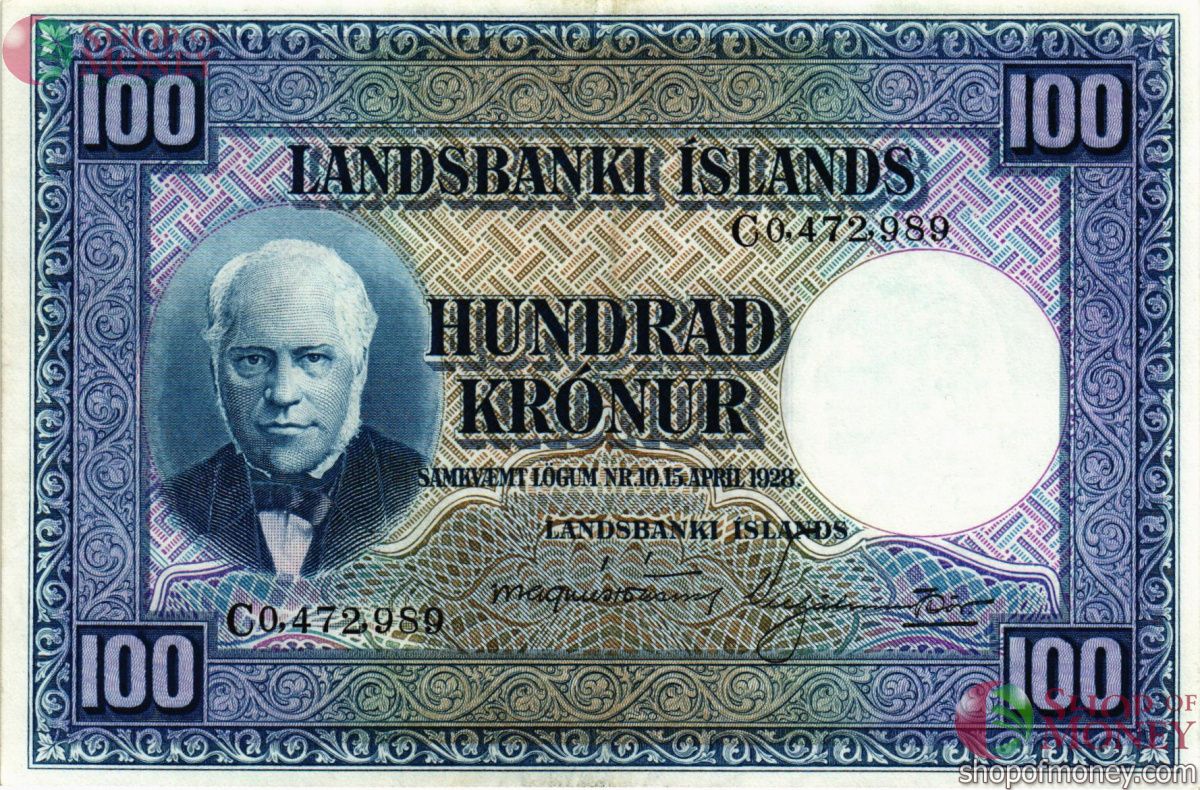 ИСЛАНДИЯ 100 КРОН 1
