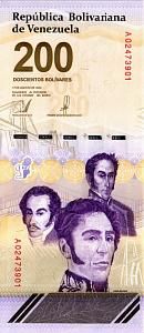 ВЕНЕСУЭЛА 200 БОЛИВАР 1