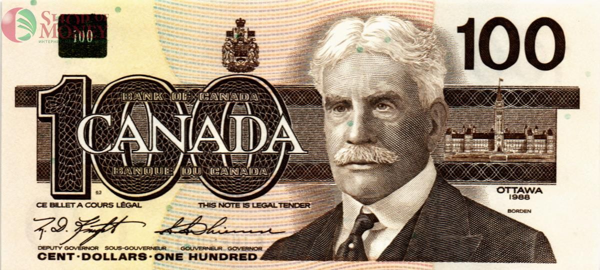 КАНАДА 100 ДОЛЛАРОВ 1