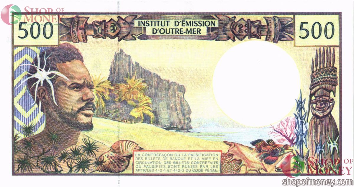 ФРАНЦУЗСКАЯ ПОЛИНЕЗИЯ 500 ФРАНКОВ 2