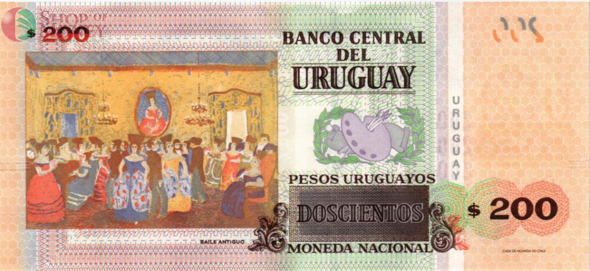 УРУГВАЙ 200 ПЕСО 2
