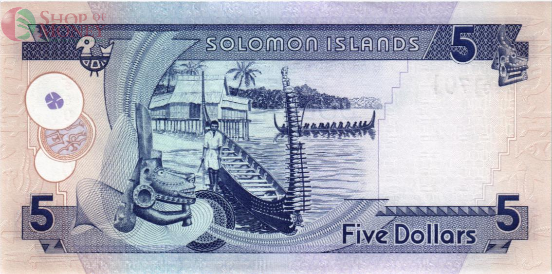 СОЛОМОНОВЫ ОСТРОВА 5 ДОЛЛАРОВ (C/5) 2
