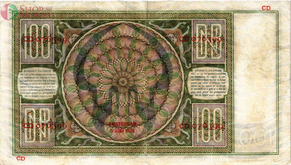 НИДЕРЛАНДЫ 100 ГУЛЬДЕНОВ 2