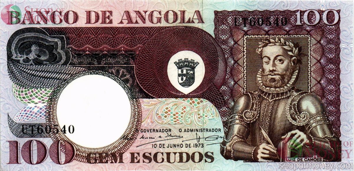 АНГОЛА 100 ЭСКУДО 1
