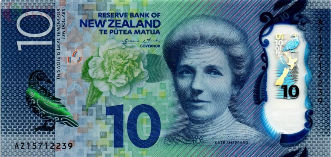 НОВАЯ ЗЕЛАНДИЯ 10 ДОЛЛАРОВ 1
