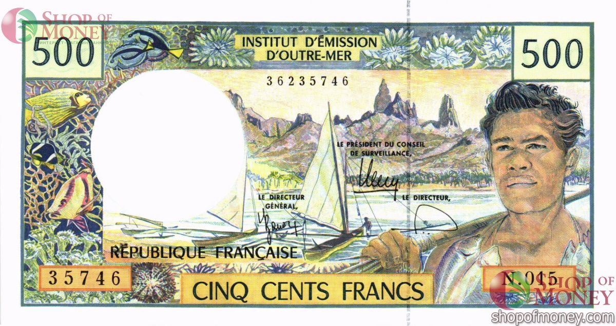 ФРАНЦУЗСКАЯ ПОЛИНЕЗИЯ 500 ФРАНКОВ 1