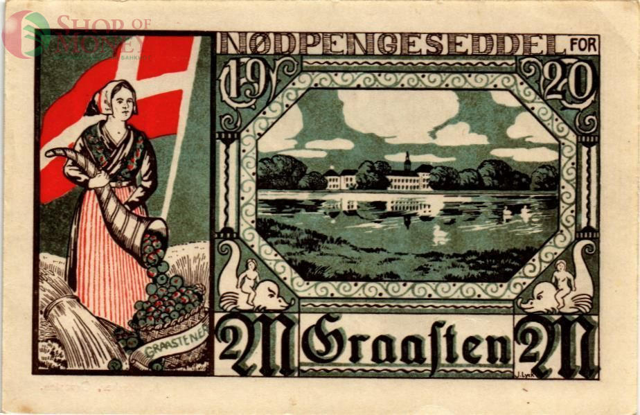 ДАНИЯ-ГЕРМАНИЯ 2 МАРКИ (НОТГЕЛЬД) 1