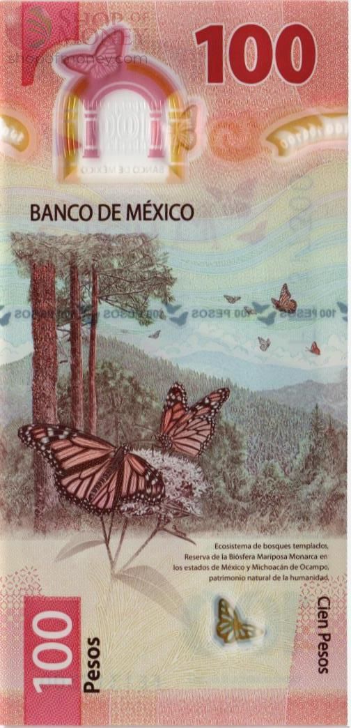 МЕКСИКА 100 ПЕСО (10.07.2023) 2