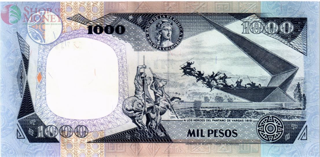 КОЛУМБИЯ 1000 ПЕСО (02.08.1995) 2