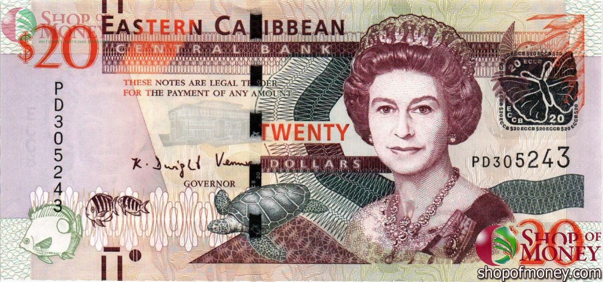 ВОСТОЧНЫЕ КАРИБЫ 20 ДОЛЛАРОВ 1