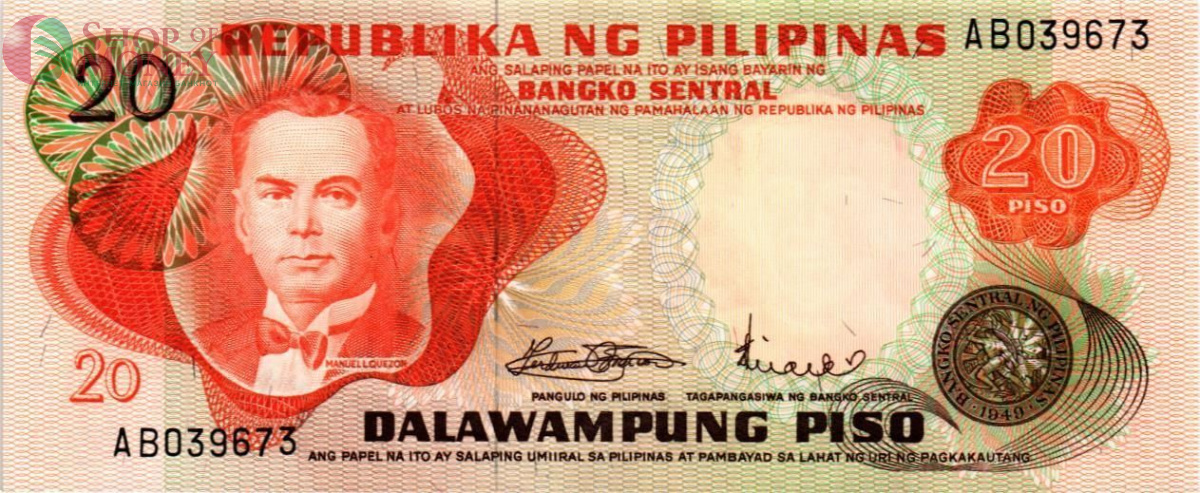ФИЛИППИНЫ 20 ПЕСО 1