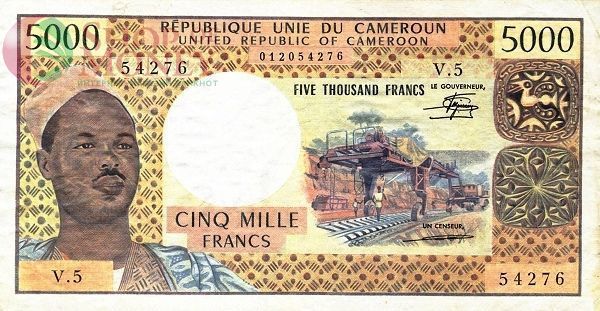 КАМЕРУН 5000 ФРАНКОВ 1