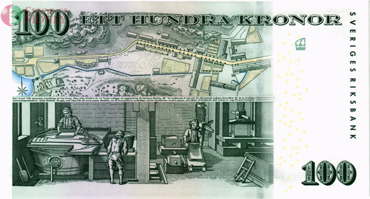 ШВЕЦИЯ 100 КРОН (В БУКЛЕТЕ) 3