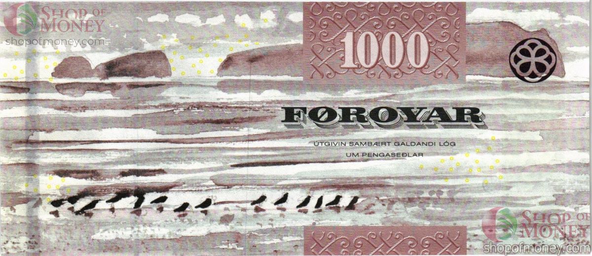 ФАРЕРСКИЕ ОСТРОВА 1000 КРОН 2