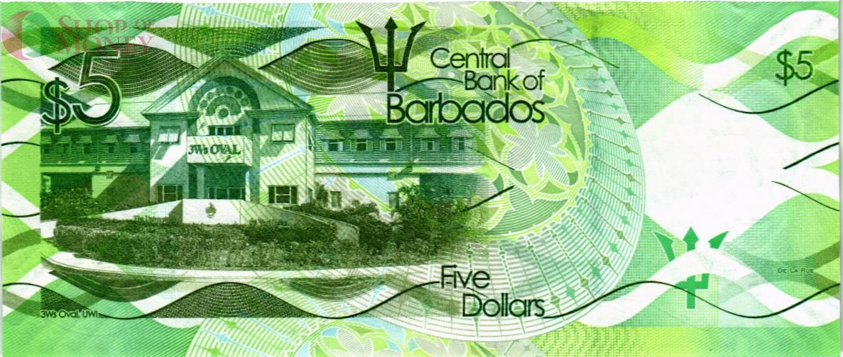 БАРБАДОС 5 ДОЛЛАРОВ 2