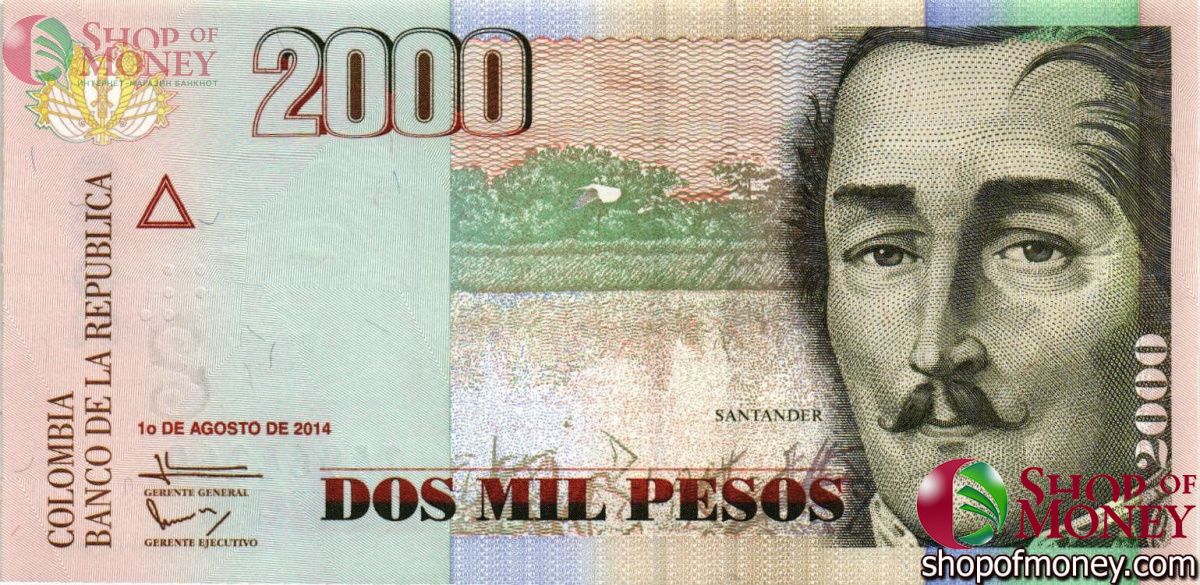 КОЛУМБИЯ 2000 ПЕСО (01.08.2014) 1