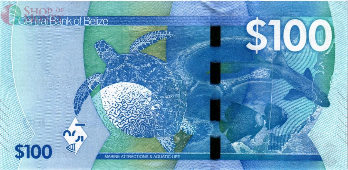 БЕЛИЗ 100 ДОЛЛАРОВ 2