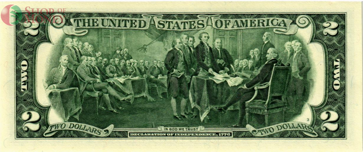 США 2 ДОЛЛАРА (F - АТЛАНТА, REPLACEMENT) 2