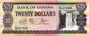 ГАЙАНА 20 ДОЛЛАРОВ 1
