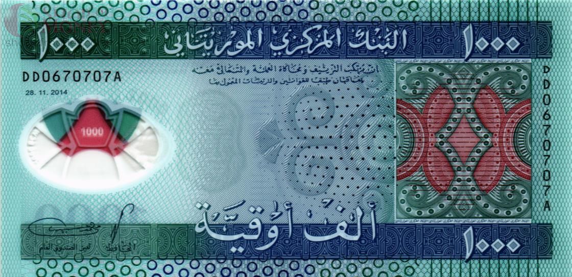 МАВРИТАНИЯ 1000 УГИЙ 1