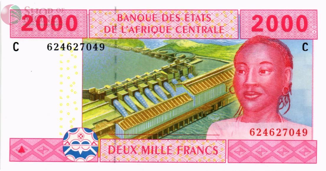 CAS - ЧАД 2000 ФРАНКОВ (C) 1