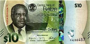 БЕЛИЗ 10 ДОЛЛАРОВ 1