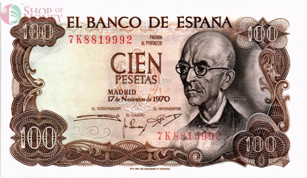 ИСПАНИЯ 100 ПЕСЕТ 1
