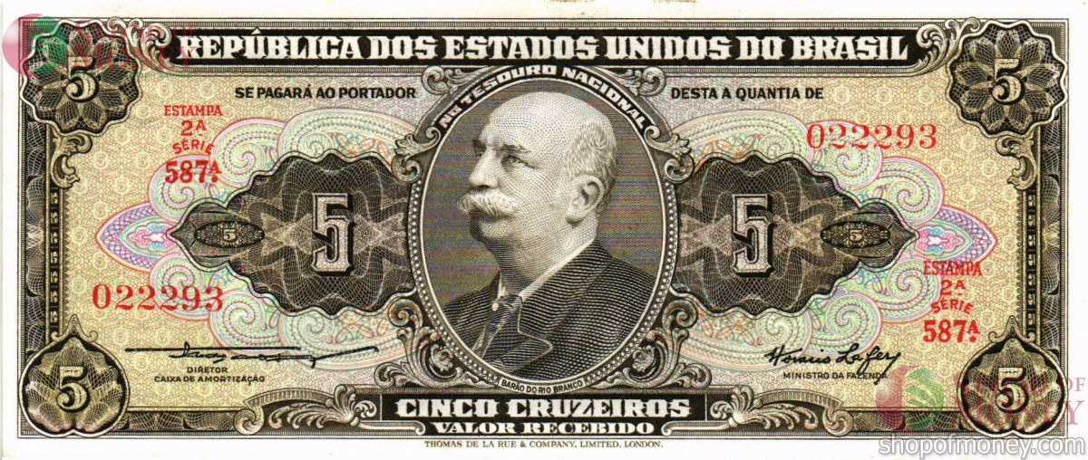 БРАЗИЛИЯ 5 КРУЗЕЙРО 1